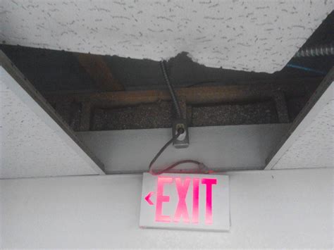 electrical box thru celiing tile|NEC 300.11 (2005), Devices on Ceiling Tiles .